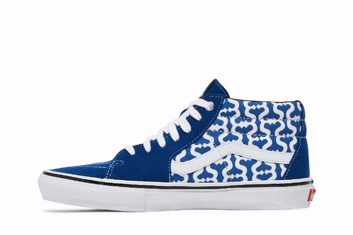 Supreme x Vans Grosso Mid Monogram S - Royal, view 4