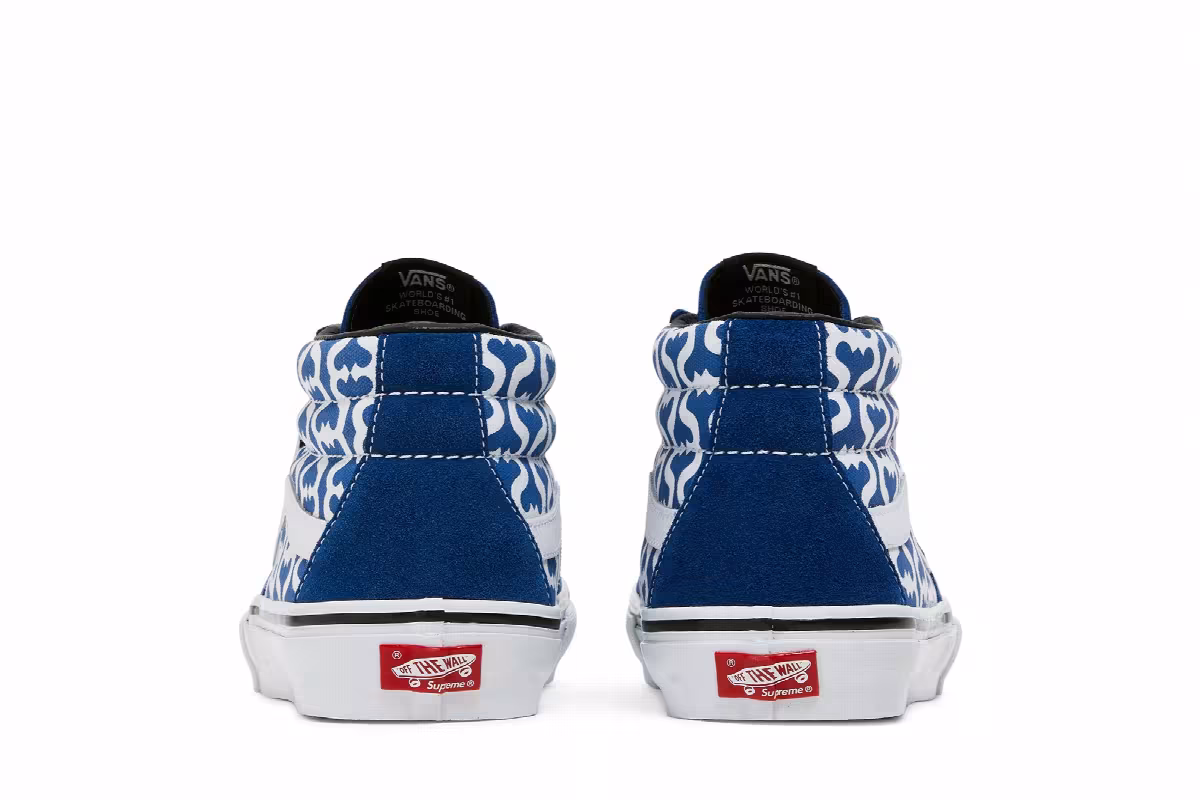 Supreme x Vans Grosso Mid Monogram S - Royal, view 7