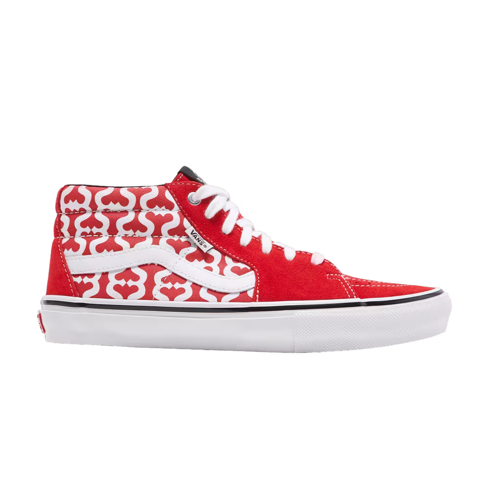 Supreme x Vans Grosso Mid Monogram S - Red