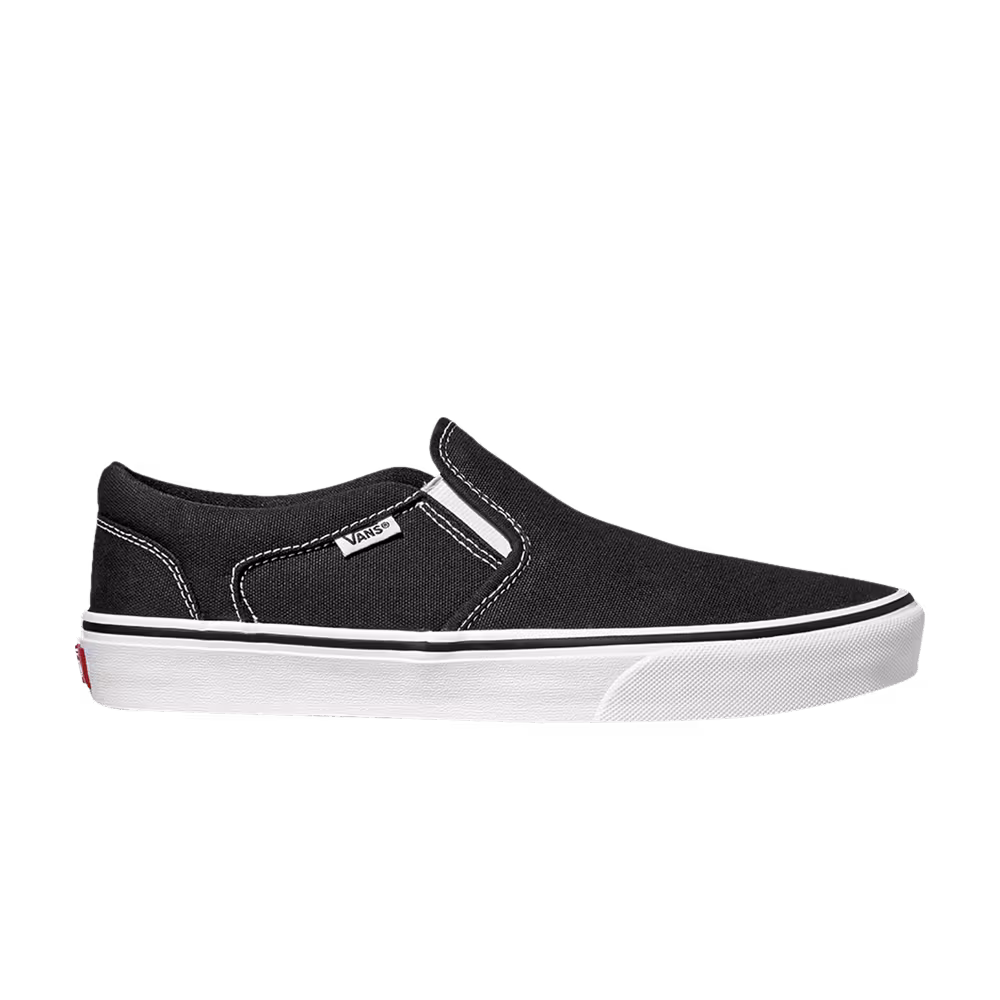 Vans Asher Black White