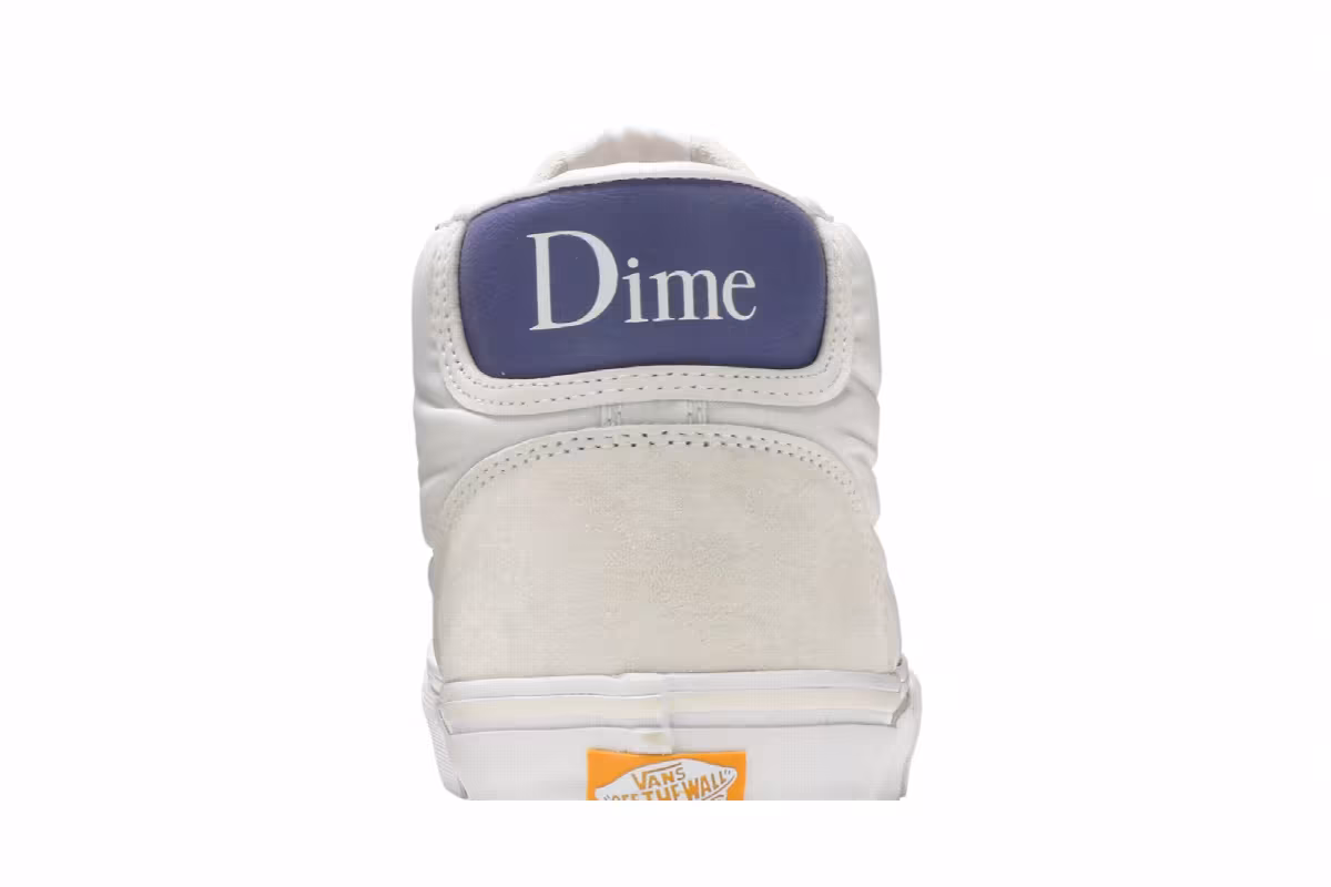 Dime x Vans Skate Mid Skool LTD Off White, view 8