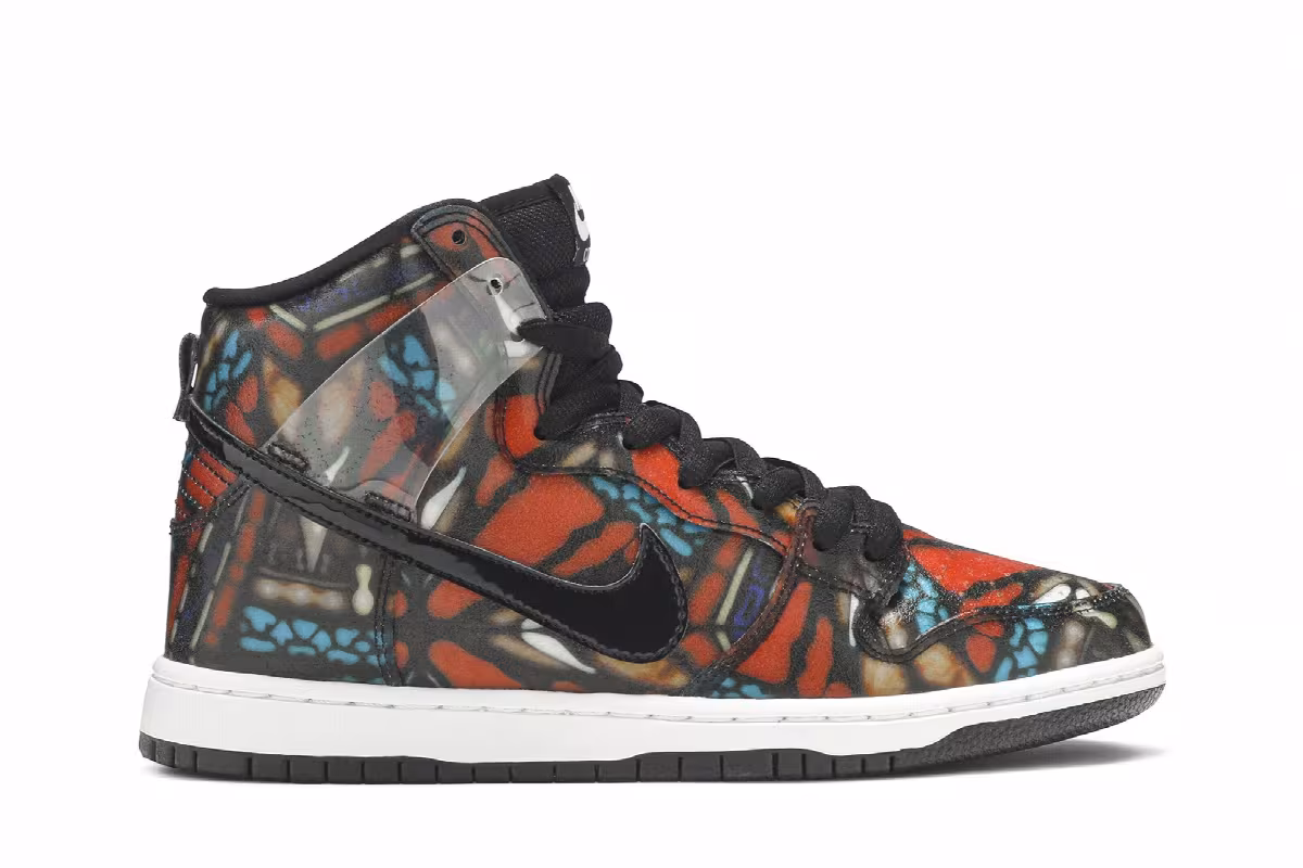 Concepts x Nike SB Dunk High Stained Glass, view 2