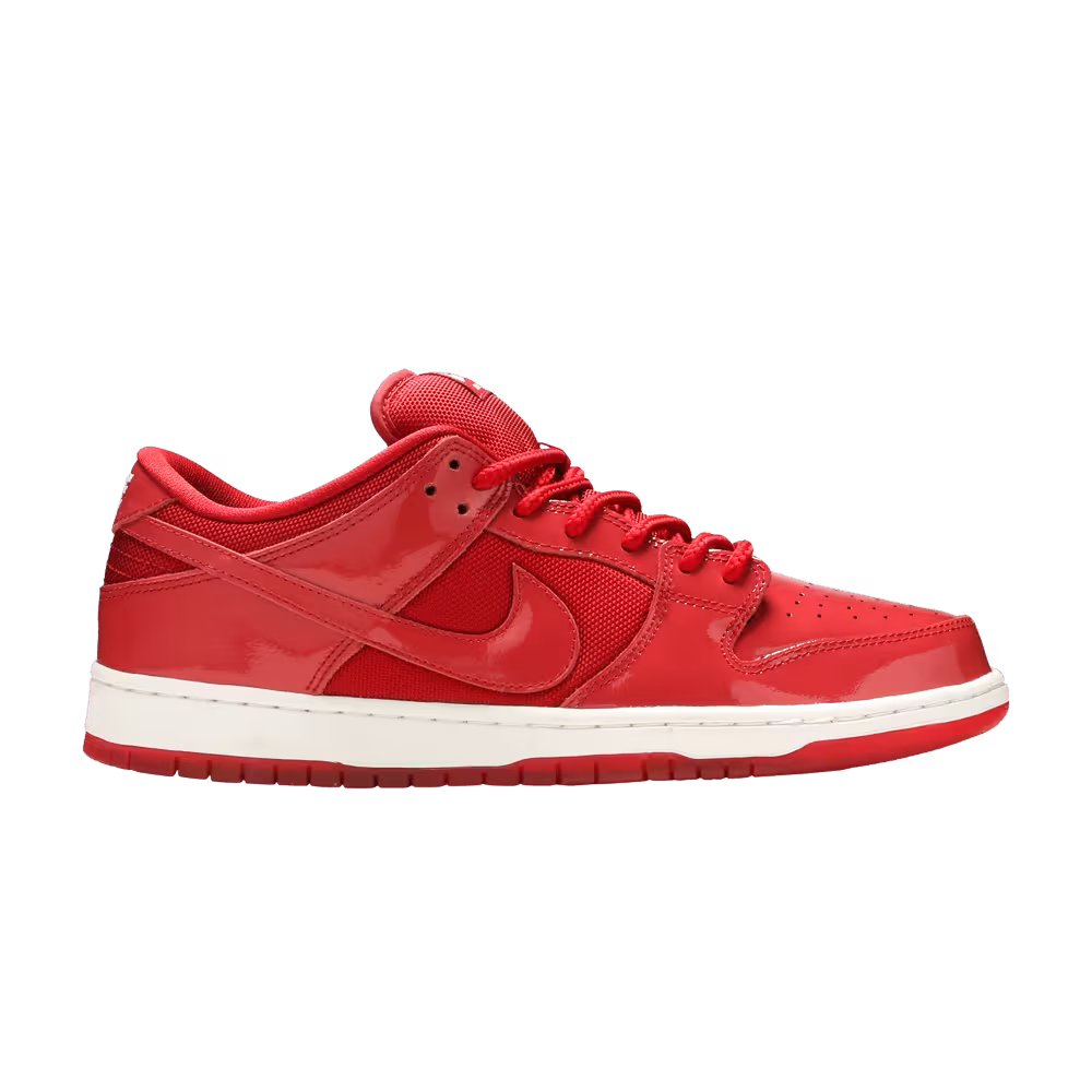 Nike Dunk Low Pro SB Red Patent Leather