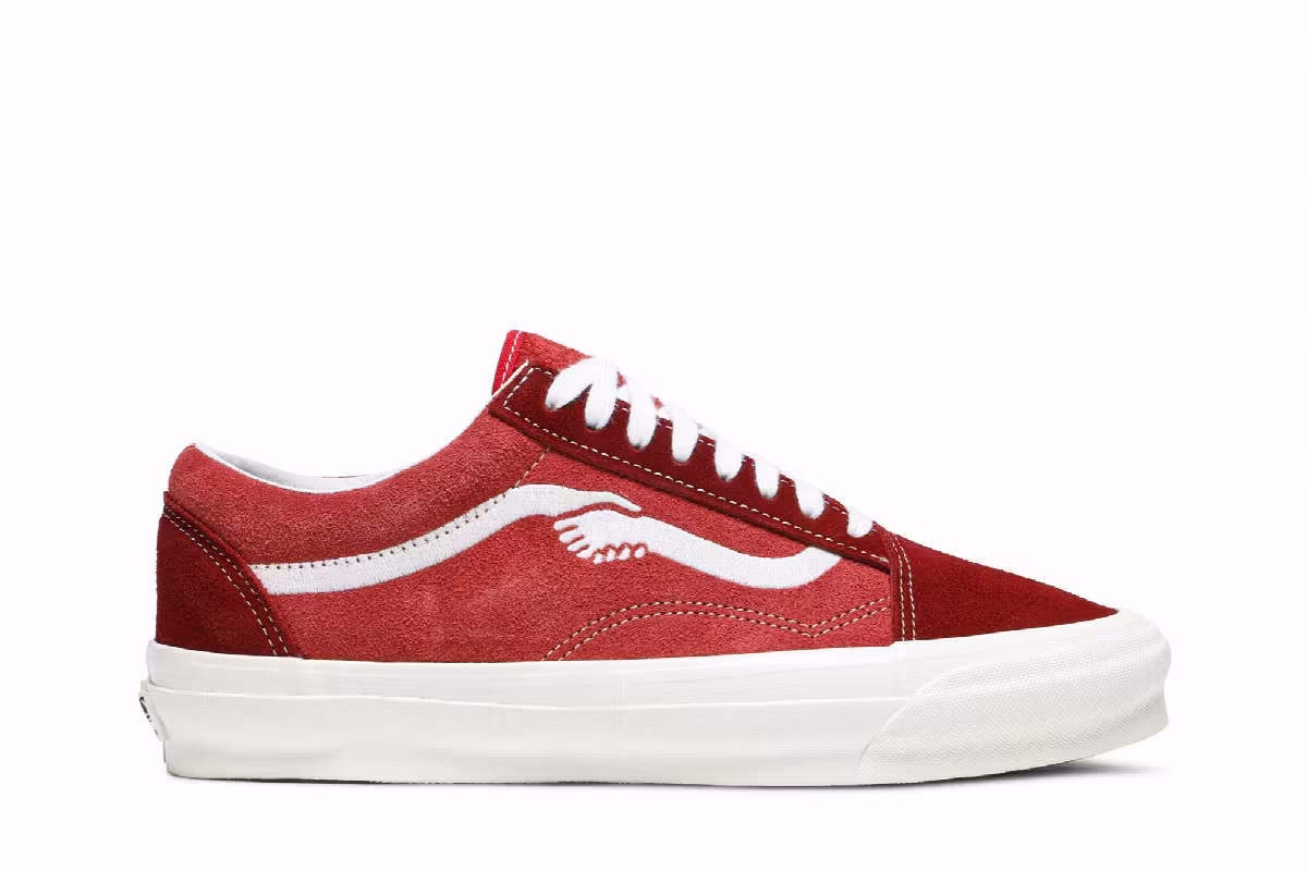 Notre x Vans Vault OG Old Skool LX Red, view 2