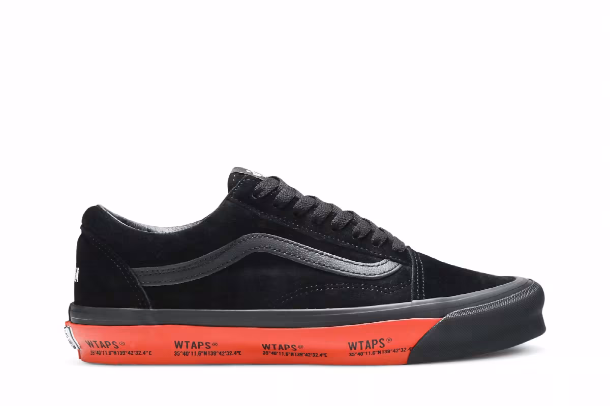 WTAPS x Vans Old Skool LX Black Orange, view 2