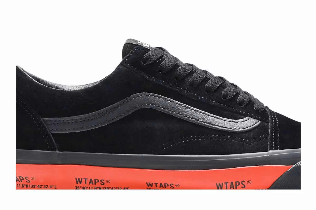 WTAPS x Vans Old Skool LX Black Orange, view 3