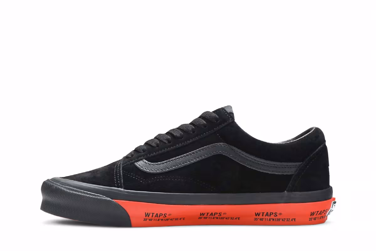 WTAPS x Vans Old Skool LX Black Orange, view 4