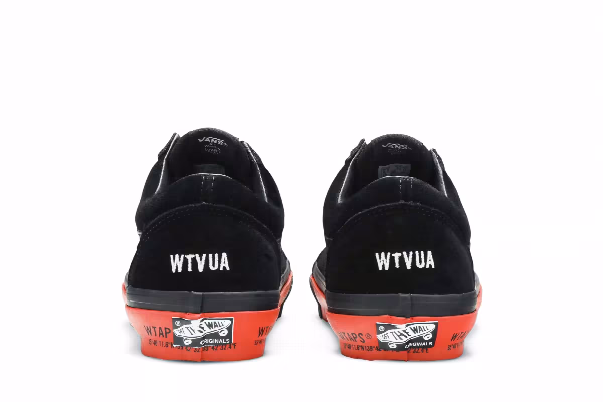 WTAPS x Vans Old Skool LX Black Orange, view 7