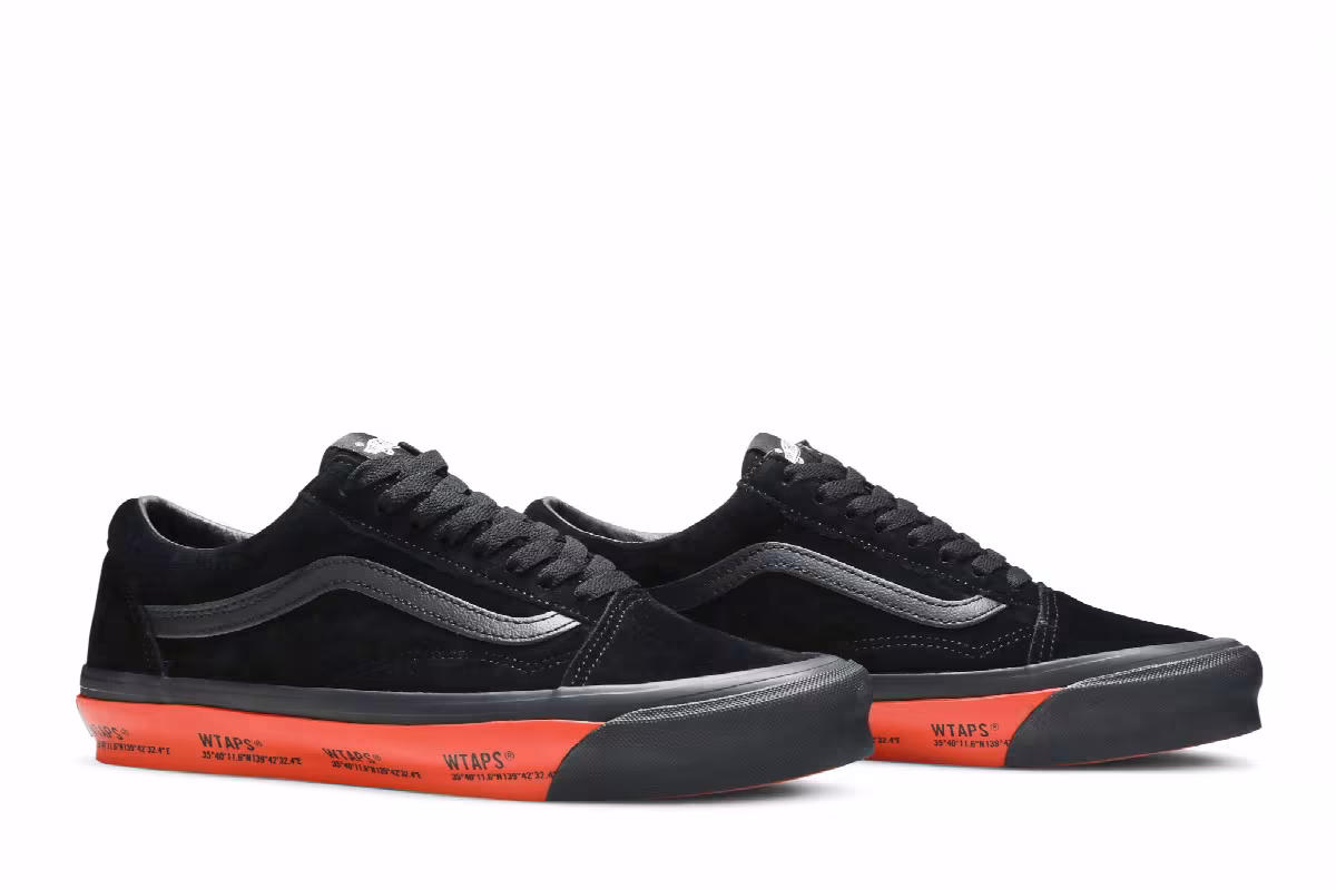 WTAPS x Vans Old Skool LX Black Orange, view 9