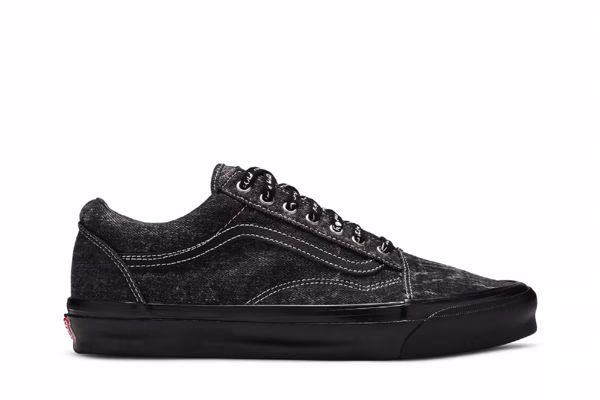 Raised By Wolves x Vans OG Old Skool LX Acid Wash Denim, view 2