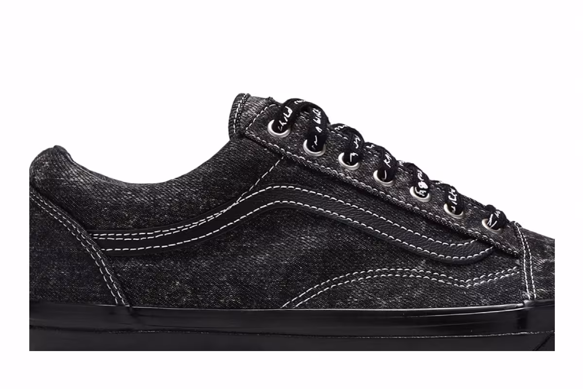 Raised By Wolves x Vans OG Old Skool LX Acid Wash Denim, view 3