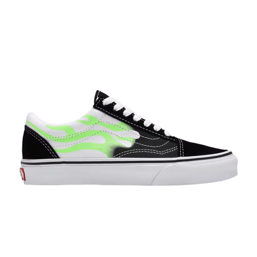 Vans Old Skool Flame Black White