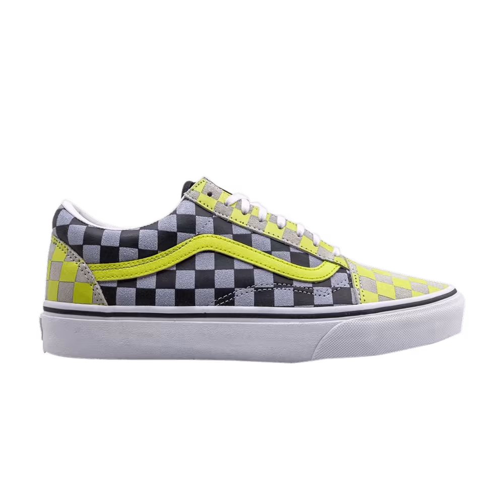 Vans Old Skool Black Yellow Checkerboard