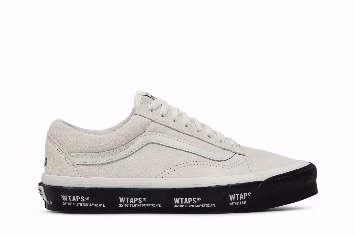 WTAPS x Vans Old Skool LX White Black, view 2
