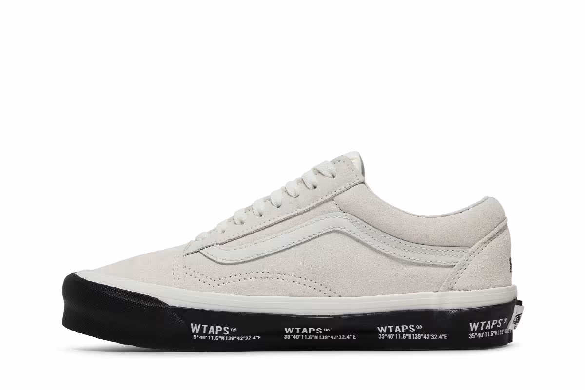 WTAPS x Vans Old Skool LX White Black, view 4