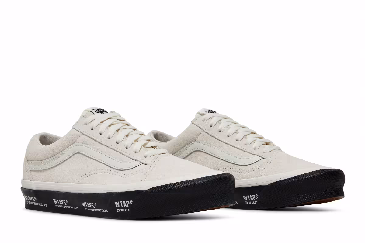 WTAPS x Vans Old Skool LX White Black, view 9