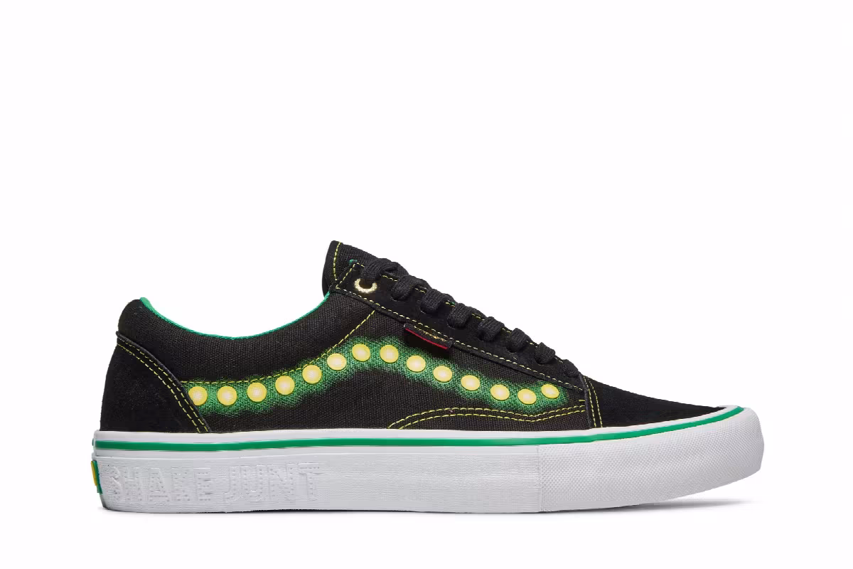 Shake Junt x Vans Old Skool Pro Black Green, view 2