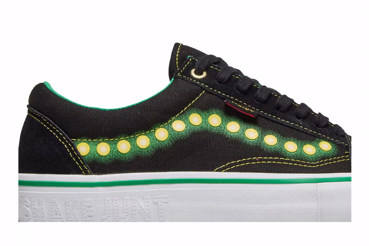 Shake Junt x Vans Old Skool Pro Black Green, view 3
