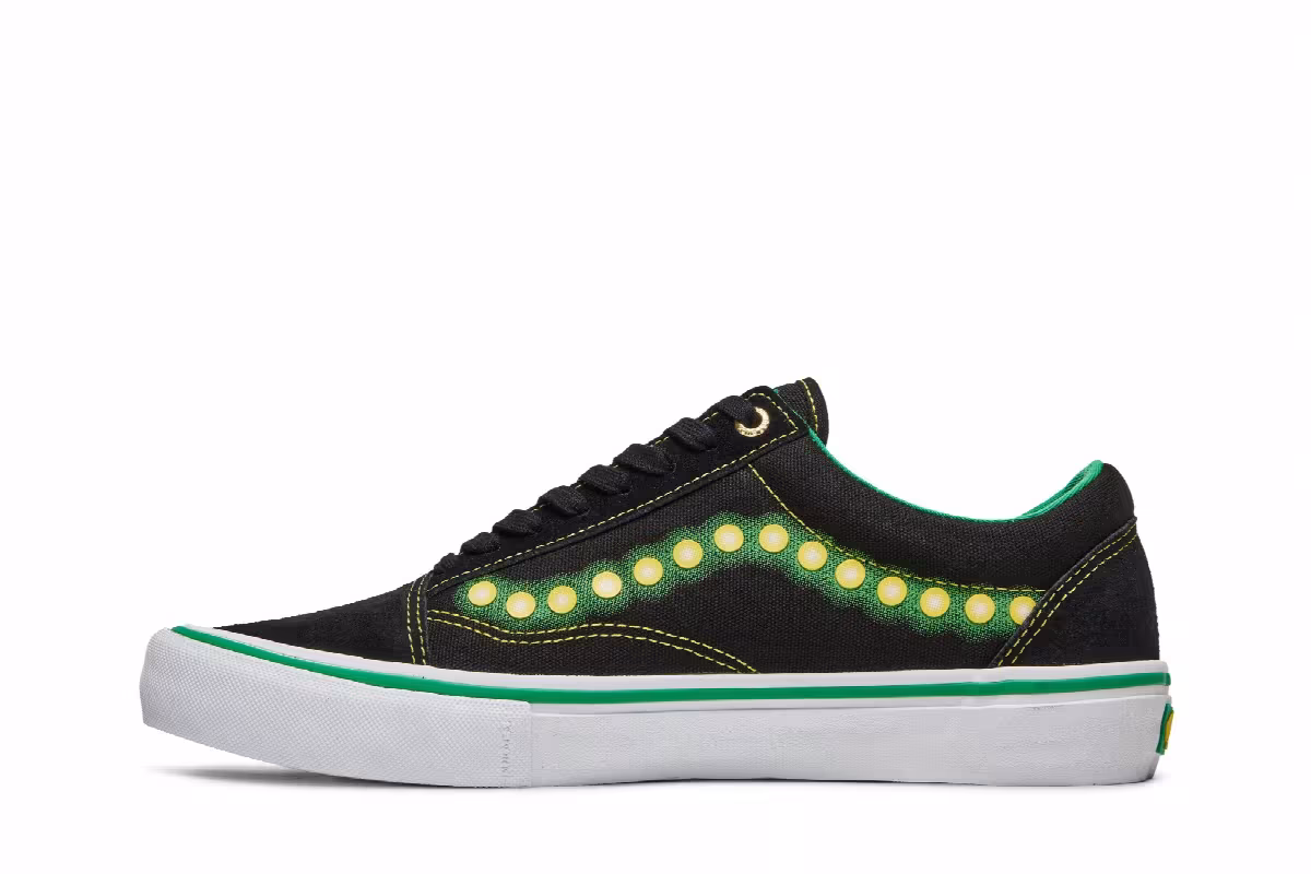 Shake Junt x Vans Old Skool Pro Black Green, view 4