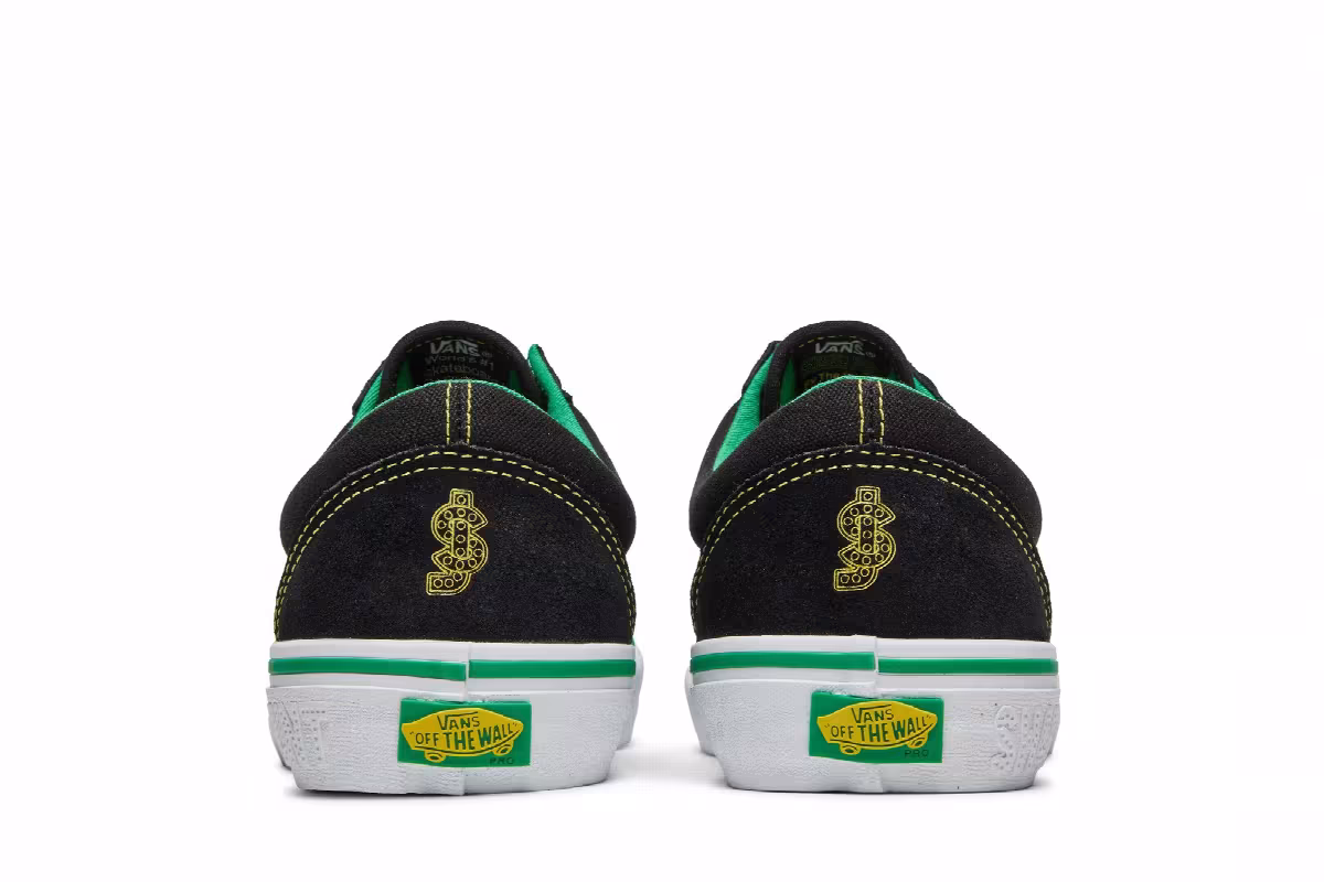 Shake Junt x Vans Old Skool Pro Black Green, view 7