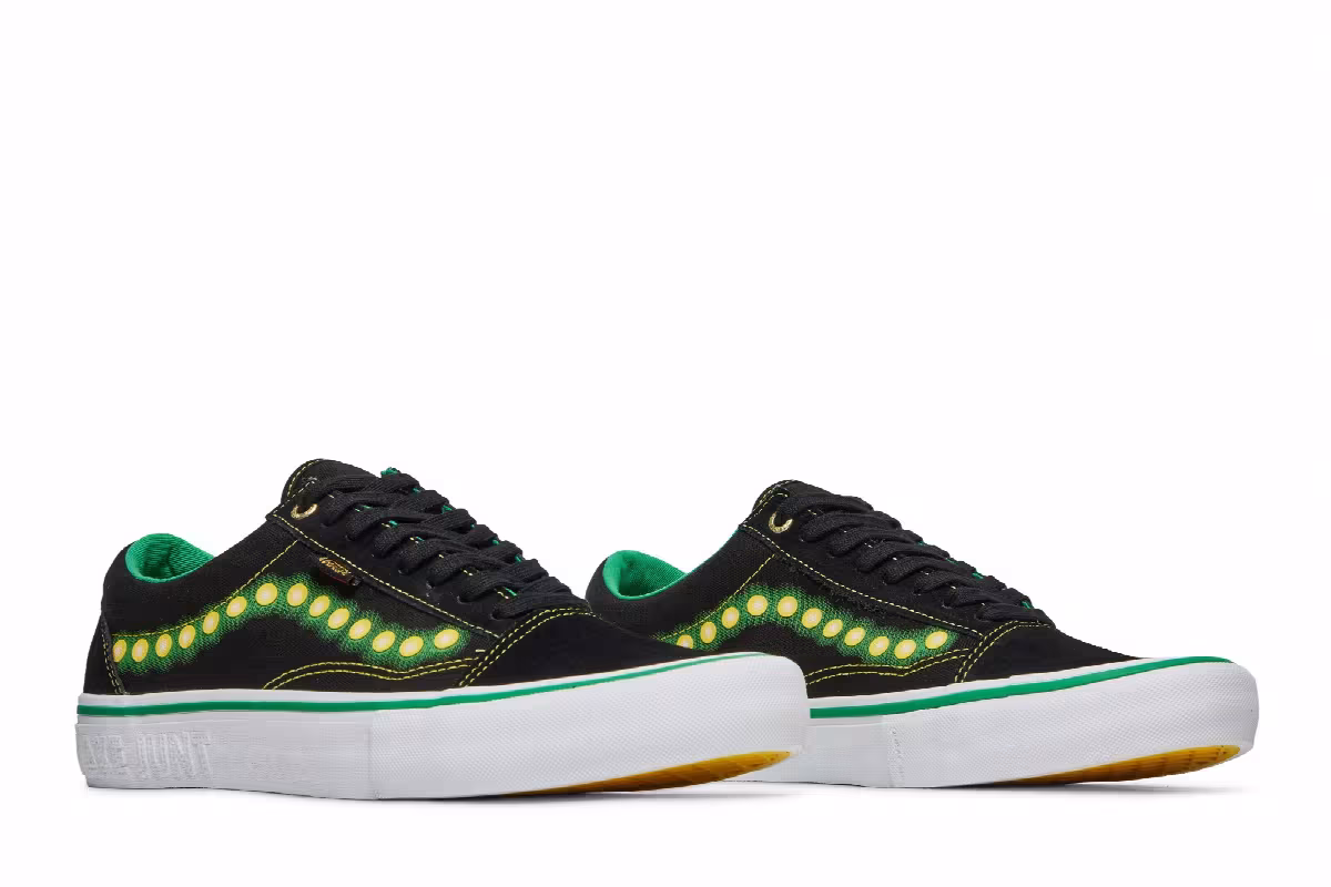 Shake Junt x Vans Old Skool Pro Black Green, view 9
