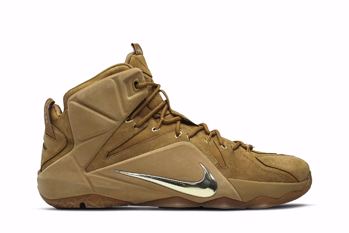 Nike LeBron 12 EXT Wheat, view 2