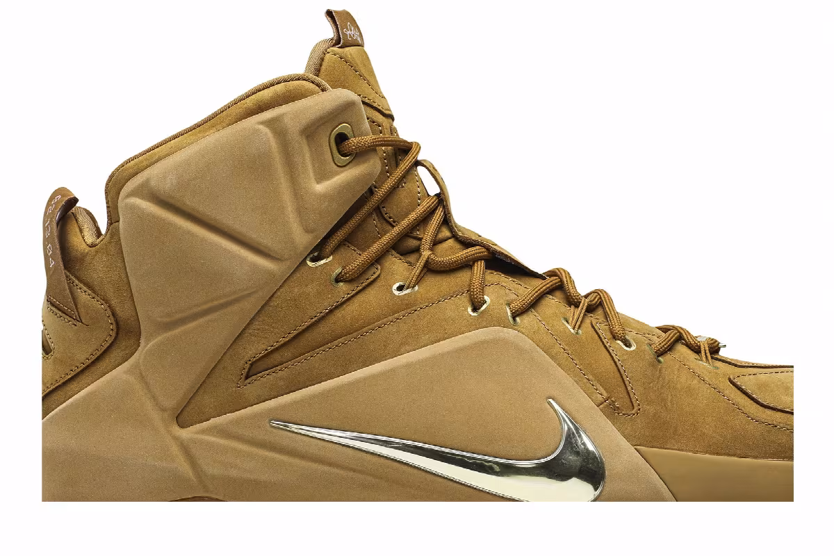 Nike LeBron 12 EXT Wheat, view 3