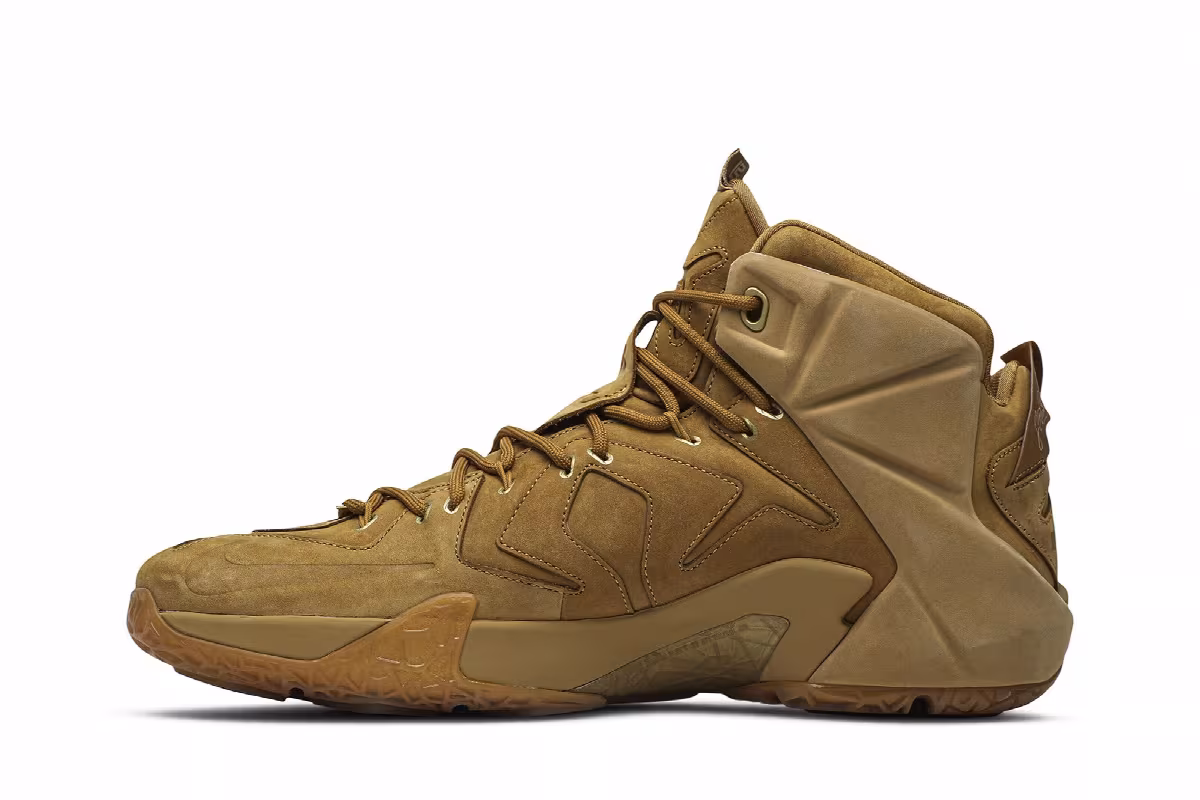 Nike LeBron 12 EXT Wheat, view 4