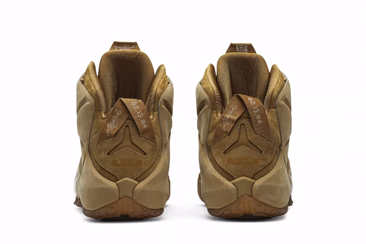 Nike LeBron 12 EXT Wheat, view 7