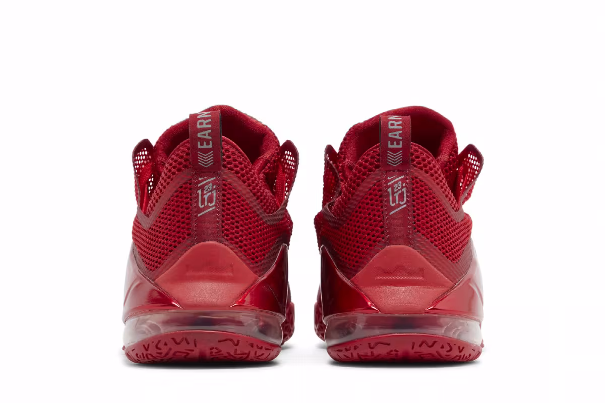 Nike LeBron 12 Low University Red, view 7