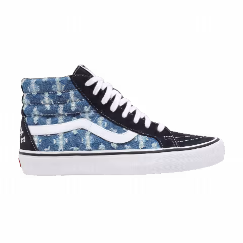 Supreme x Vans Sk8-Hi 'Blue Hole Punch Denim'