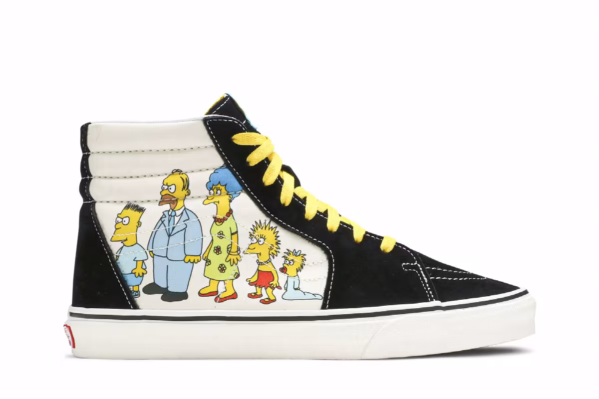 The Simpsons x Vans Sk8-Hi Simpsons Family 1987-2020, view 2