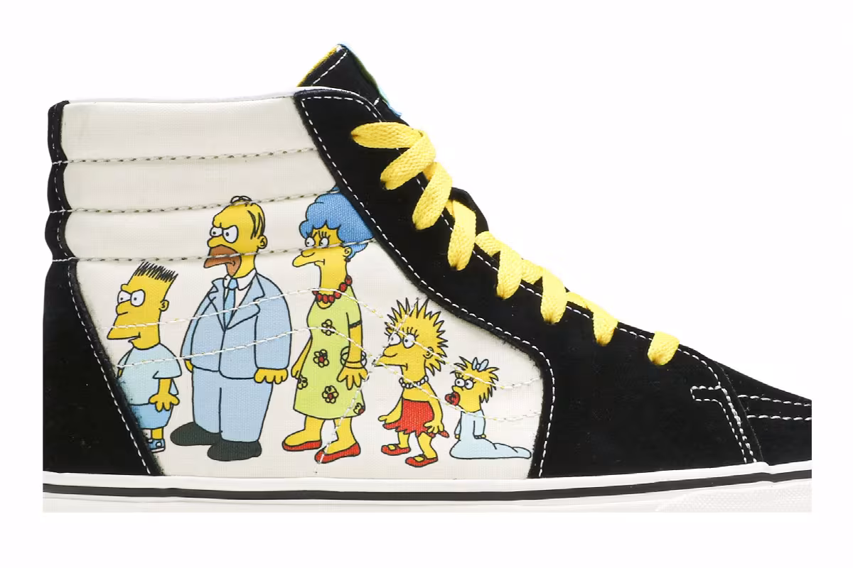 The Simpsons x Vans Sk8-Hi Simpsons Family 1987-2020, view 3