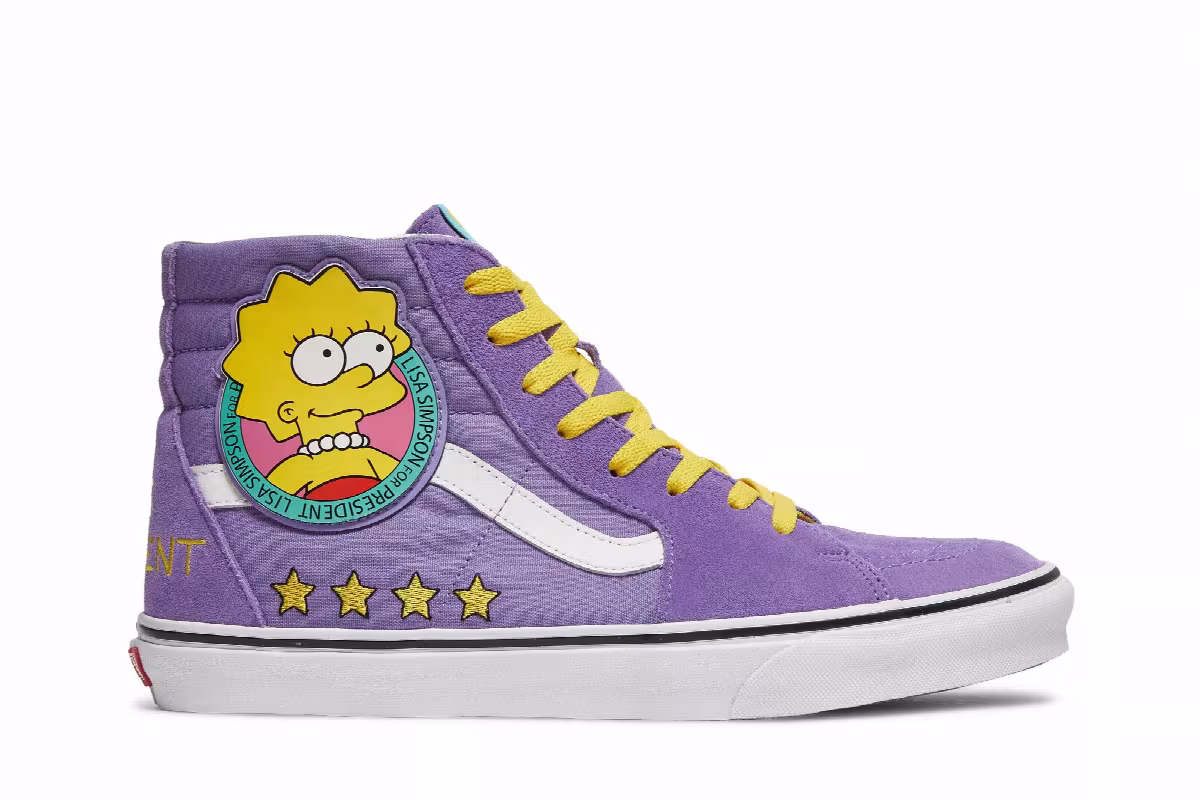The Simpsons x Vans Sk8-Hi Lisa 4 Prez, view 2