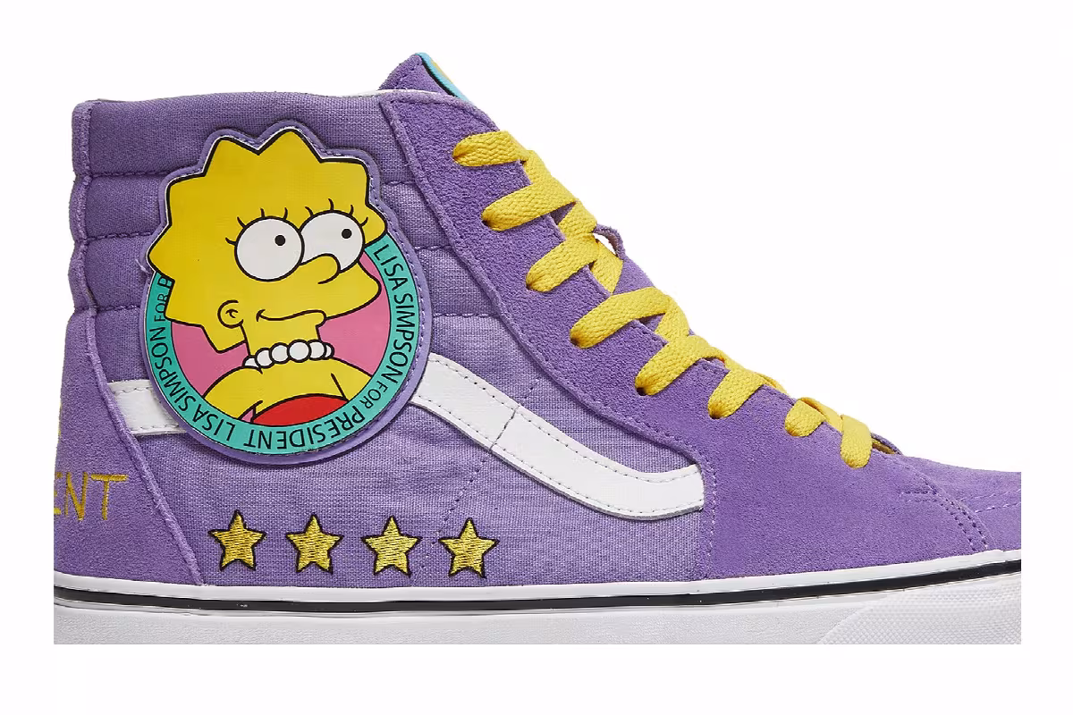 The Simpsons x Vans Sk8-Hi Lisa 4 Prez, view 3