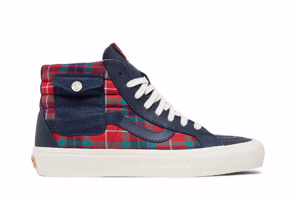 Vans Baracuta x Sk8-Hi Pocket Vault LX Tartan Plaid, view 2