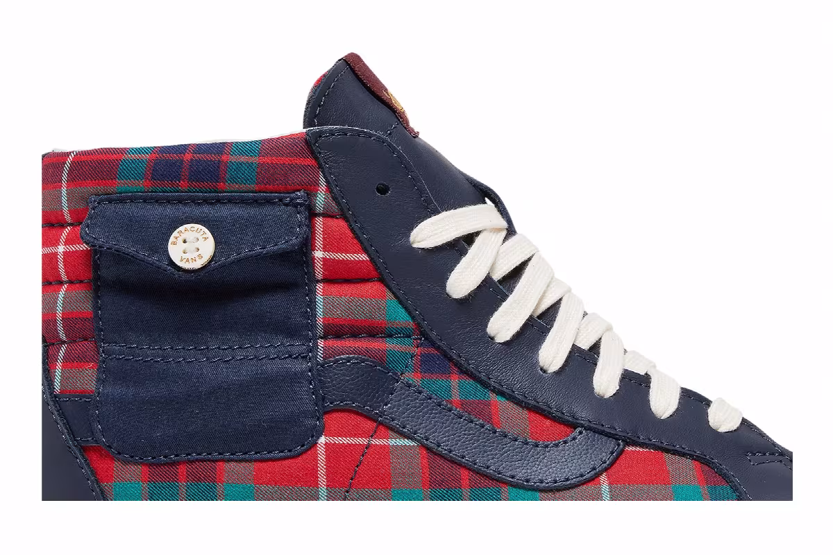 Vans Baracuta x Sk8-Hi Pocket Vault LX Tartan Plaid, view 3