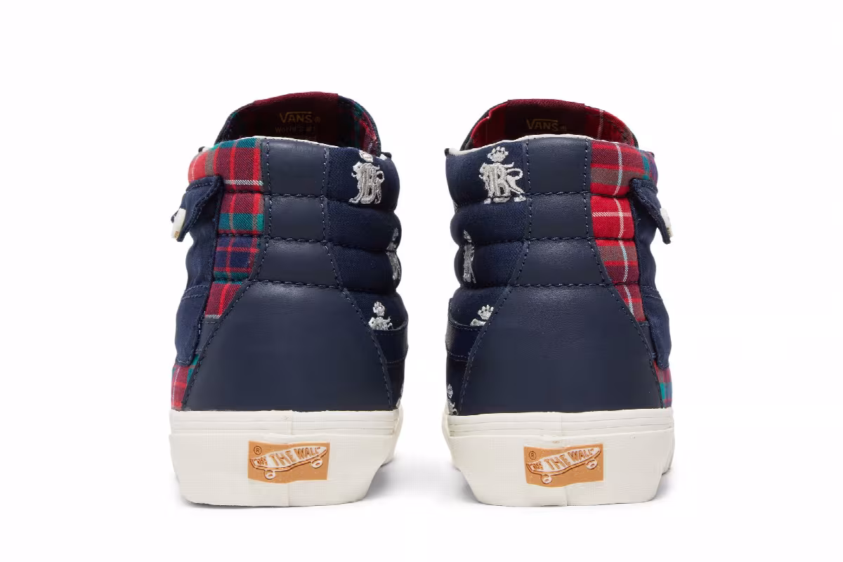 Vans Baracuta x Sk8-Hi Pocket Vault LX Tartan Plaid, view 7