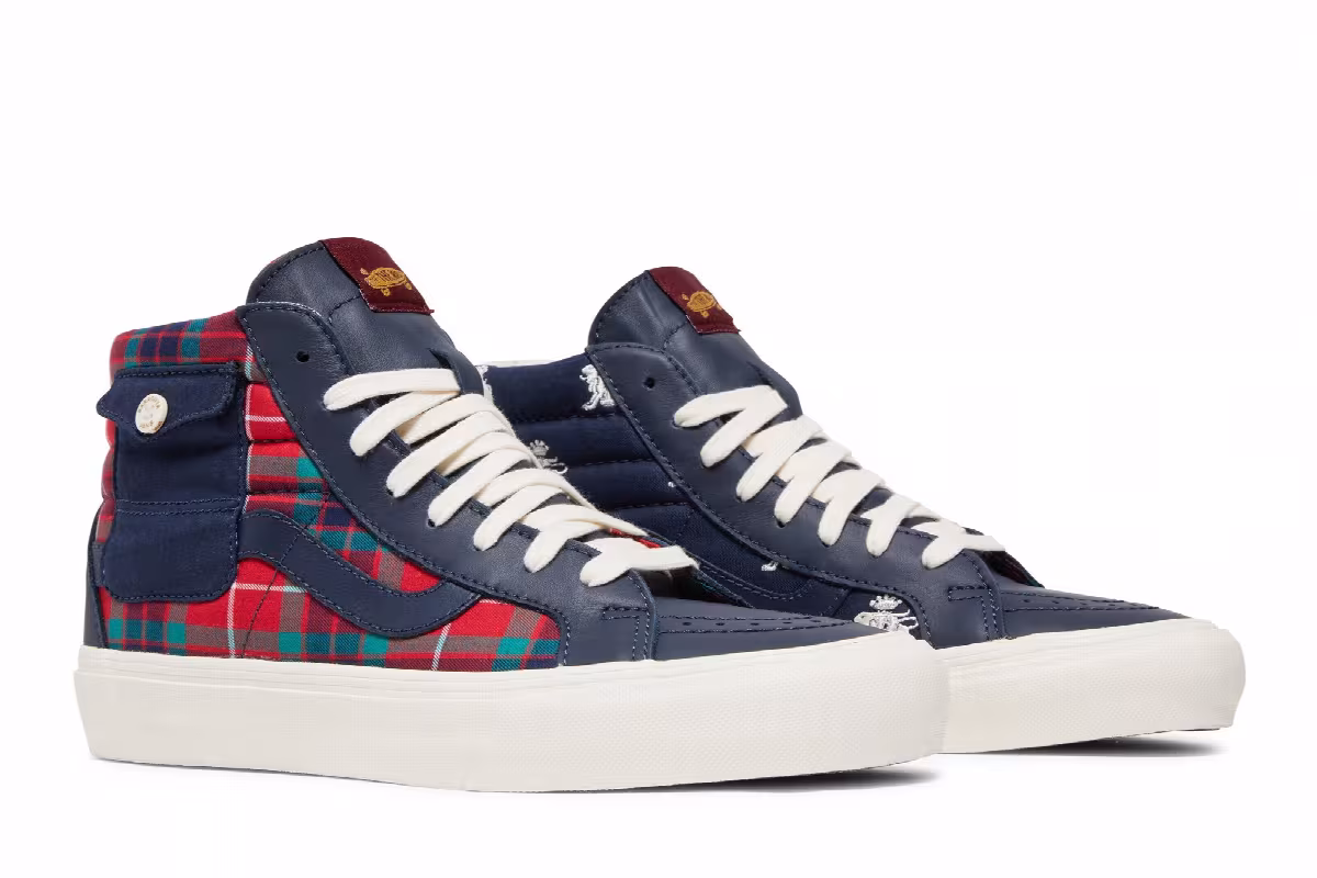 Vans Baracuta x Sk8-Hi Pocket Vault LX Tartan Plaid, view 9