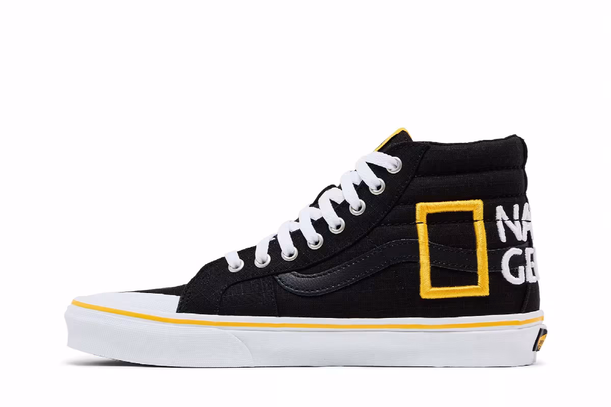 National Geographic x Vans Sk8-Hi Reissue 138 Logo, view 4