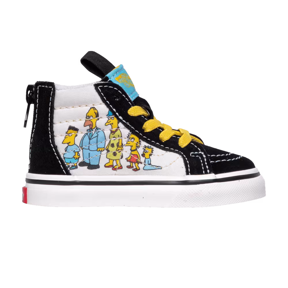 The Simpsons x Vans Sk8-Hi Zip Kids Simpsons Family 1987-2020