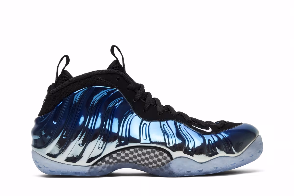 Nike Air Foamposite One PRM Blue Mirror, view 2
