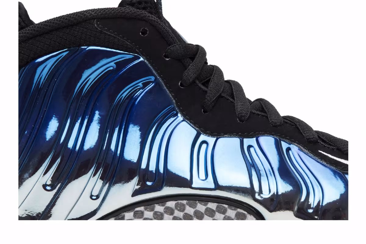 Nike Air Foamposite One PRM Blue Mirror, view 3