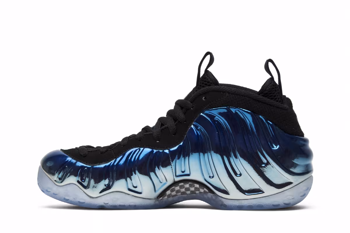 Nike Air Foamposite One PRM Blue Mirror, view 4