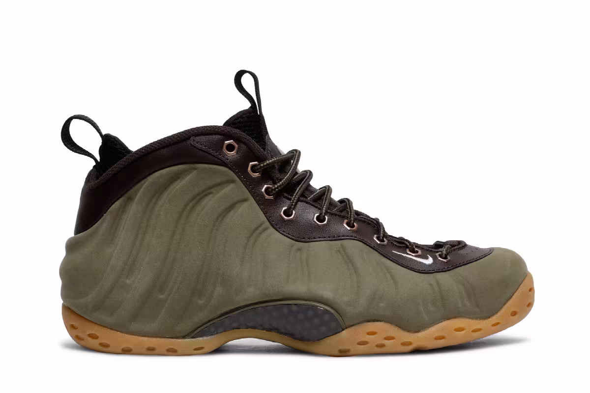 Nike Air Foamposite One PRM Olive, view 2