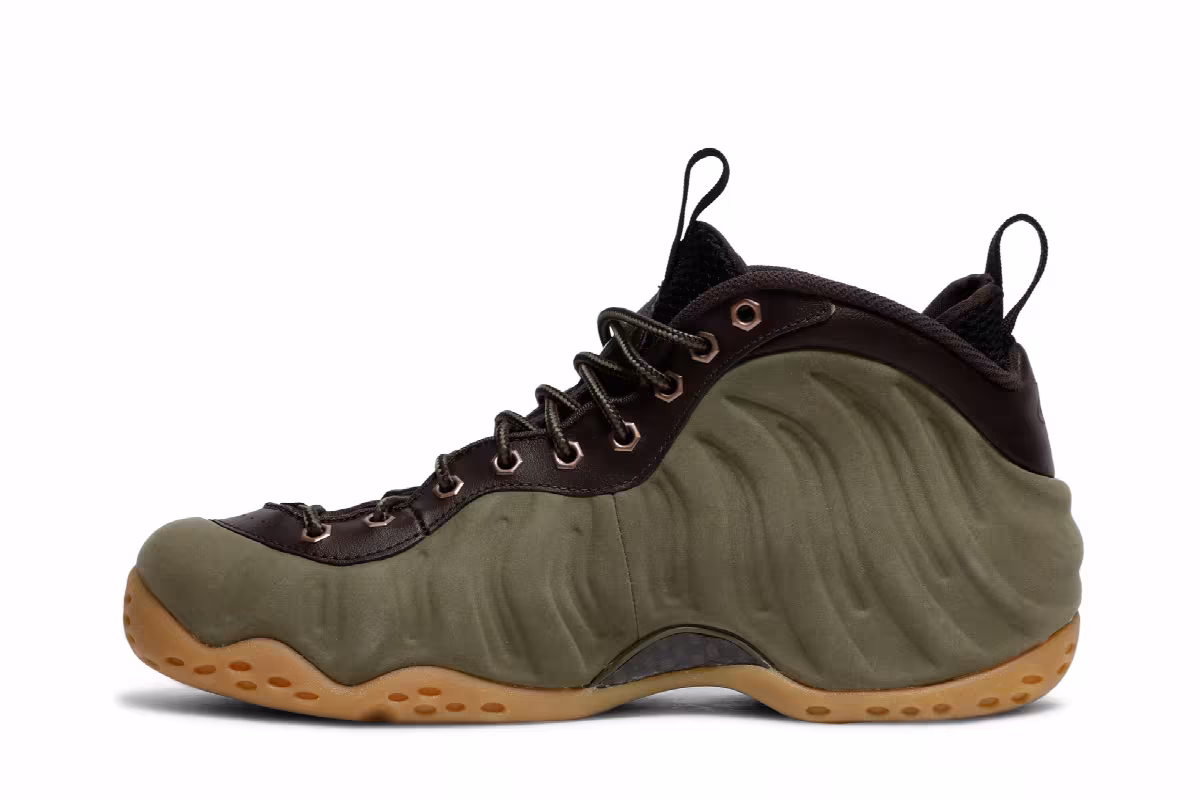 Nike Air Foamposite One PRM Olive, view 4