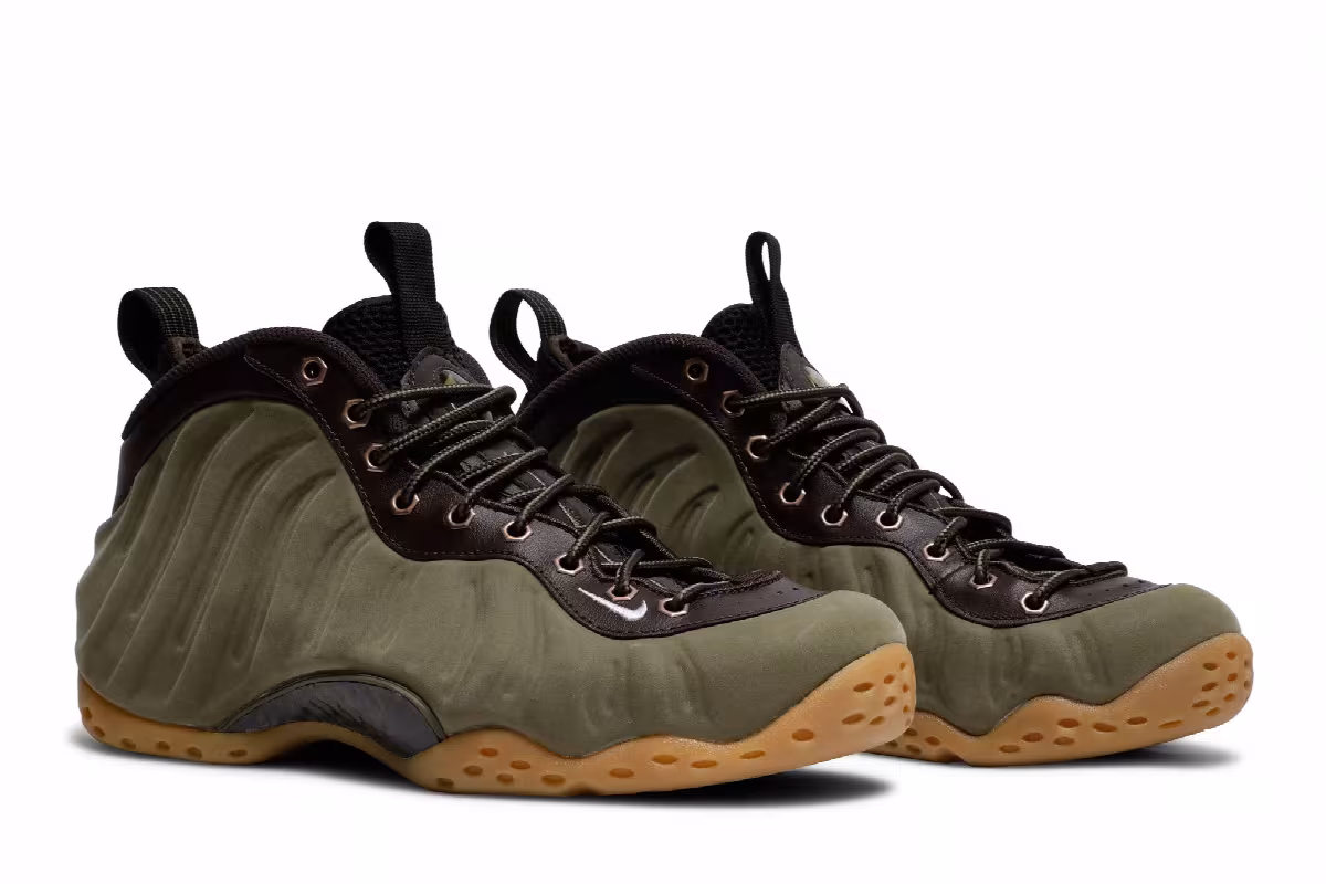 Nike Air Foamposite One PRM Olive, view 9