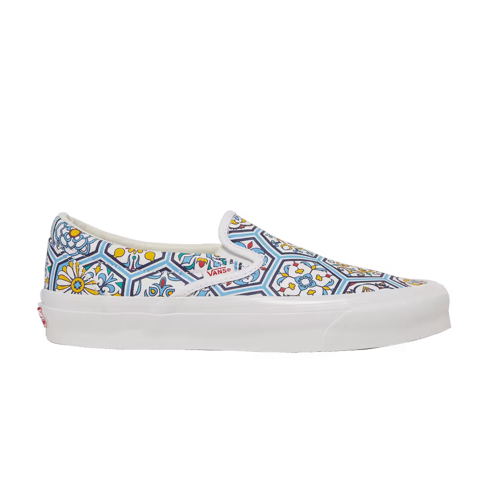 KITH x Vans Classic Slip-On Blue Moroccan Pattern
