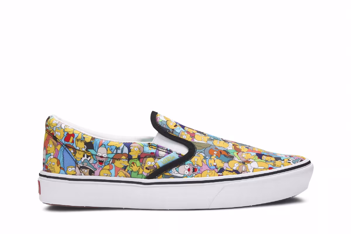 The Simpsons x Vans ComfyCush Slip-On Springfield, view 2