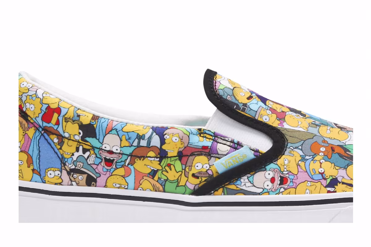 The Simpsons x Vans ComfyCush Slip-On Springfield, view 3